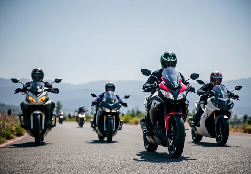 Representação visual de Mototurismo em SP ganha mapa com 18 rotas inspiradoras